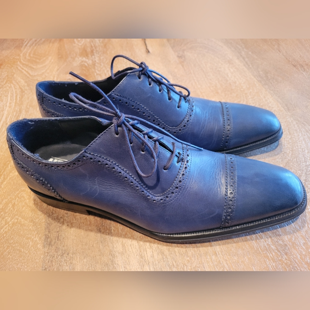 Messico Navy Dress Shoes Size 10